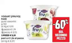 Panorama Yogurt fruyo FAGE offerta