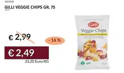 Prezzemolo e Vitale Gilli veggie chips offerta