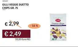 Prezzemolo e Vitale Gilli veggie duetto chips offerta