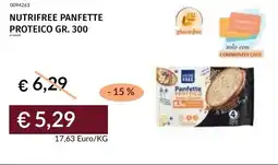 Prezzemolo e Vitale Nutrifree panfette proteico offerta