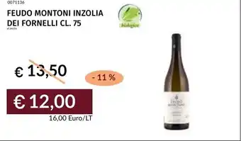 Prezzemolo e Vitale Feudo montoni inzolia dei fornelli offerta