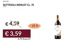 Prezzemolo e Vitale Settesoli merlot offerta