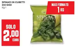 Panorama Spinaci in cubetti ZIO GIGI offerta