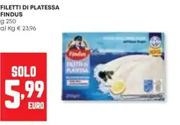 Panorama Filetti di platessa FINDUS offerta