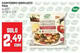 Panorama Contorno grigliato PAM offerta