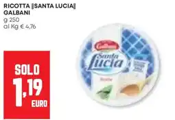 Panorama Ricotta santa lucia GALBANI offerta