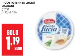 Panorama Ricotta santa lucia GALBANI offerta