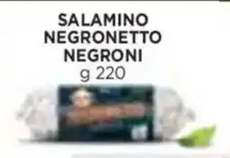 Panorama Salamino negronetto NEGRONI offerta