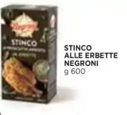 Panorama Stinco alle erbette NEGRONI offerta