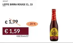 Prezzemolo e Vitale Leffe birra rouge offerta