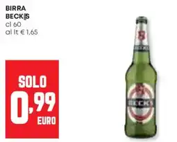 Panorama Birra BECKS offerta