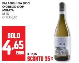 Panorama Falanghina doc o greco dop MIRATA offerta