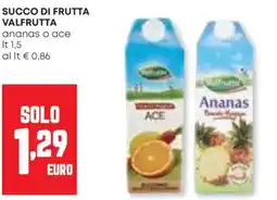 Panorama Succo di frutta VALFRUTTA offerta