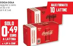 Panorama Coca cola regular o zero offerta