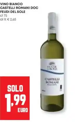 Panorama Vino bianco castelli romani doc FEUDI DEL SOLE offerta