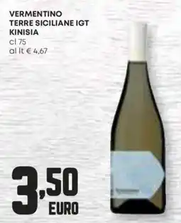 Panorama Vermentino terre siciliane igt kinisia offerta