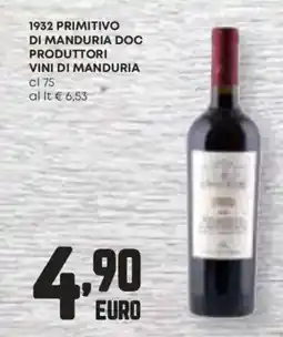 Panorama 1932 primitivo di manduria doc produttori vini di manduria offerta