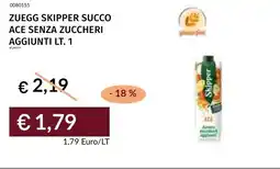 Prezzemolo e Vitale Zuegg skipper succo ace senza zuccheri aggiunti offerta