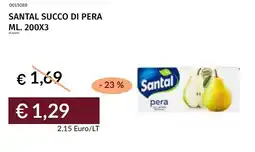 Prezzemolo e Vitale Santal succo di pera offerta