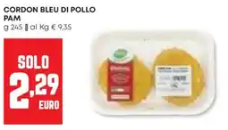Panorama Cordon bleu di pollo PAM offerta