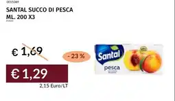 Prezzemolo e Vitale Santal succo di pesca offerta