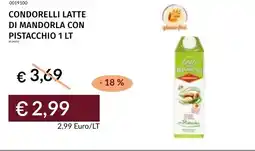 Prezzemolo e Vitale Condorelli latte di mandorla con pistacchio offerta