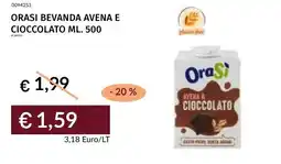 Prezzemolo e Vitale Orasi bevanda avena e cioccolato offerta