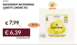 Prezzemolo e Vitale Waterdrop microdrink cubetti limone x12 offerta