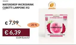Prezzemolo e Vitale Waterdrop microdrink cubetti lampone x12 offerta