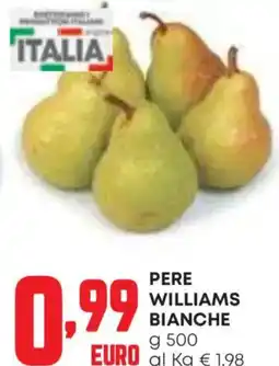 Panorama Pere williams bianche offerta