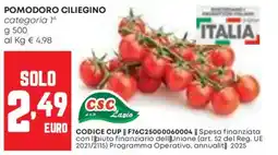 Panorama Pomodoro ciliegino offerta