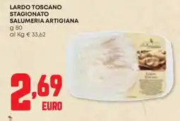 Panorama Lardo toscano stagionato salumeria artigiana offerta