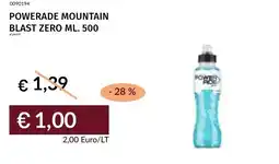 Prezzemolo e Vitale Powerade mountain blast zero offerta