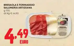 Panorama Bresaola e formaggio salumeria artigiana offerta