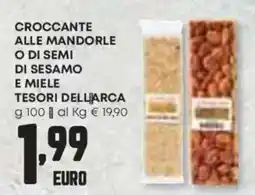 Panorama Croccante alle mandorle o di semi di sesamo e miele TESORI DELLARCA offerta