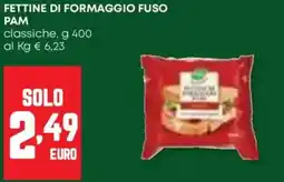 Panorama Fettine di formaggio fuso PAM offerta