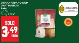 Panorama Grana padano dop grattugiato PAM offerta
