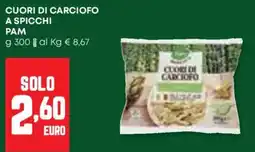 Panorama Cuori di carciofo a spicchi PAM offerta