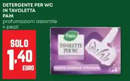 Panorama Detergente per wc in tavoletta PAM offerta