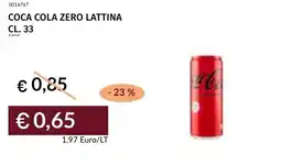 Prezzemolo e Vitale Coca cola zero lattina offerta
