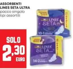 Panorama Assorbenti lines seta ultra offerta