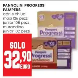 Panorama Pannolini progressi PAMPERS offerta