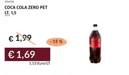 Prezzemolo e Vitale Coca cola zero pet offerta