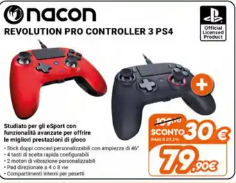 Expert Nacon Revolution Pro Controller 3 PS4 offerta