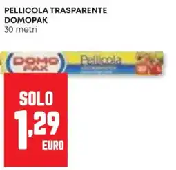 Panorama Pellicola trasparente DOMOPAK offerta