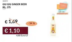 Prezzemolo e Vitale Giu giu ginger beer offerta