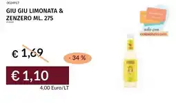Prezzemolo e Vitale Giu giu limonata & zenzero offerta