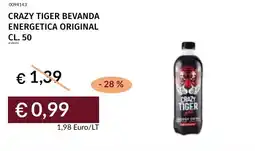 Prezzemolo e Vitale Crazy tiger bevanda energetica original offerta