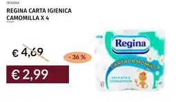 Prezzemolo e Vitale Regina carta igienica camomilla x4 offerta