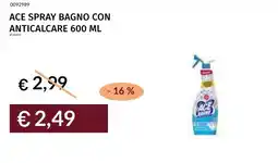Prezzemolo e Vitale Ace spray bagno con anticalcare offerta
